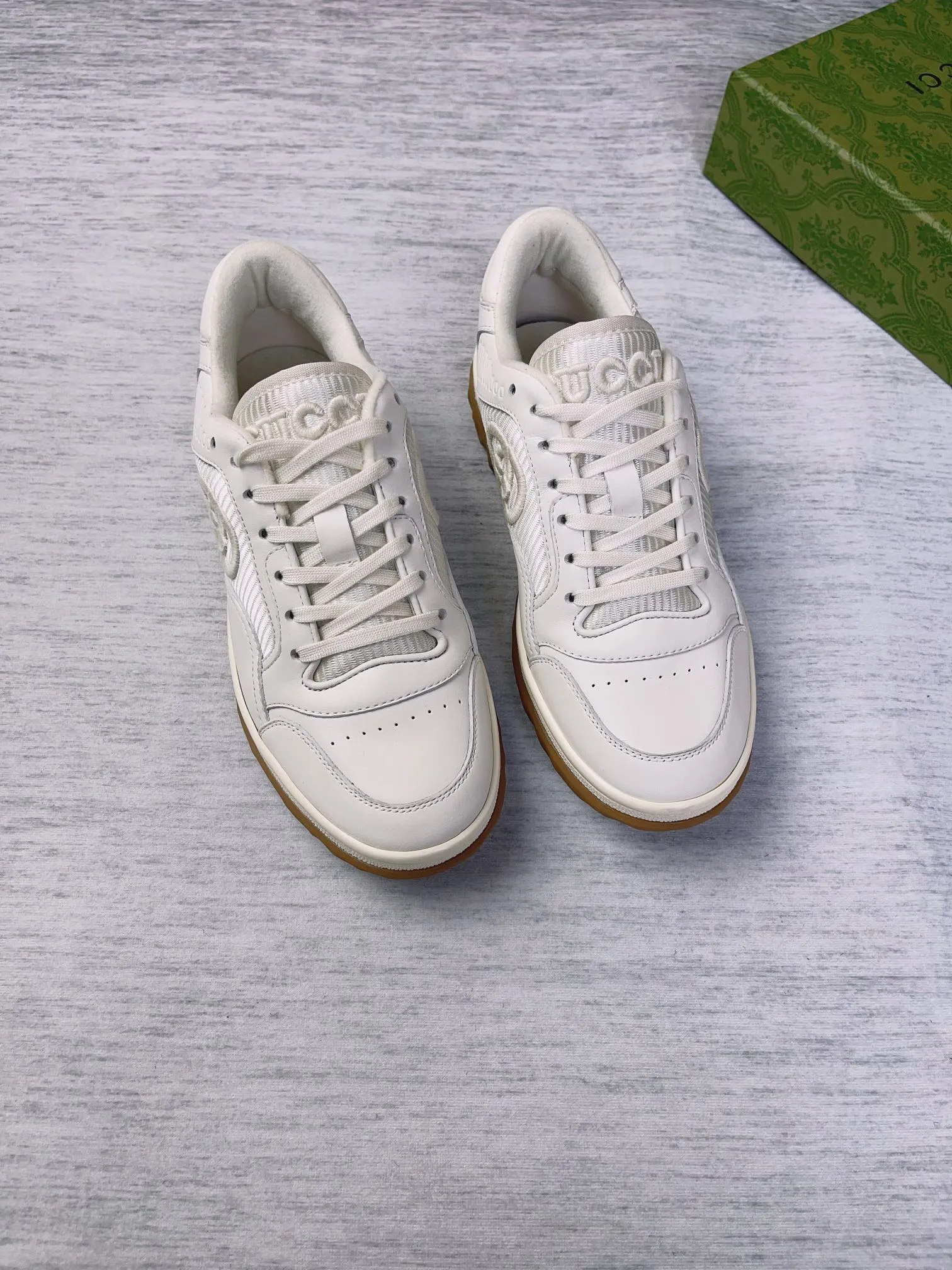 👟👟Ex-factory price 600👟👟 👑The top version of Gucci's latest popular MAC80 sneakers on the market, women's 35-40, men's 39-45 👏👏👏Welcome all bosses to compare and provide guidance...